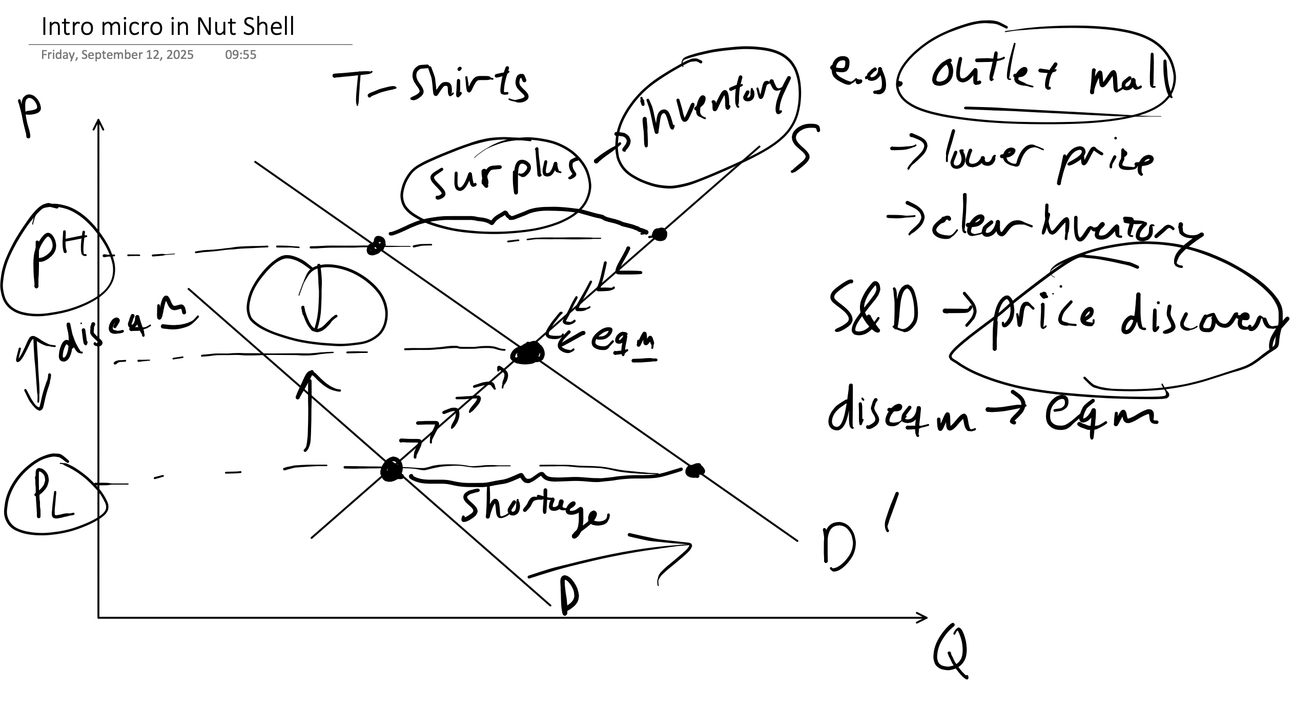 Supply and Demand Model Equilibrium