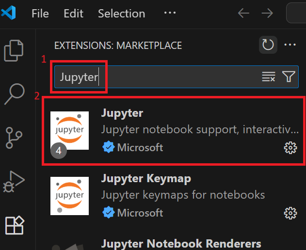 add Jupyter extension