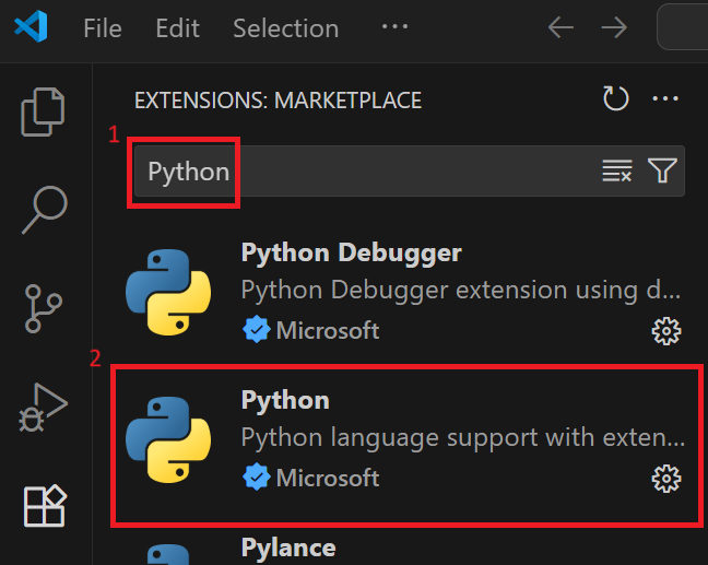 add Python extension
