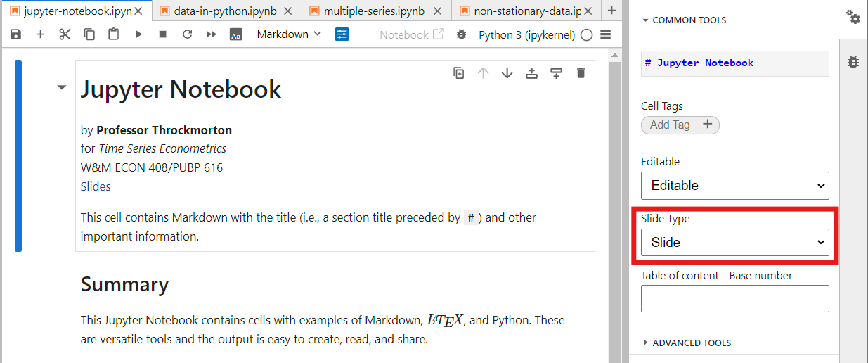 jupyter-notebook-slides